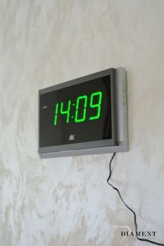 Zegar cyfrowy z zasilaniem sieciowym i wyświetlaczem i alarmem XONIX 2502. Zegar z dużymi cyframi na prąd. Zegar cyfrowy na ścianę.  (3).JPG
